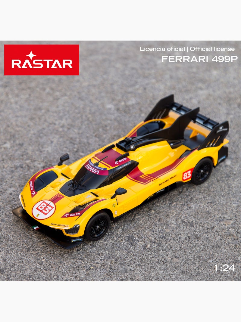 Rastar ferrari 499p radiocommandée voiture n° 83, échelle 1:24 N/A - Kiabi