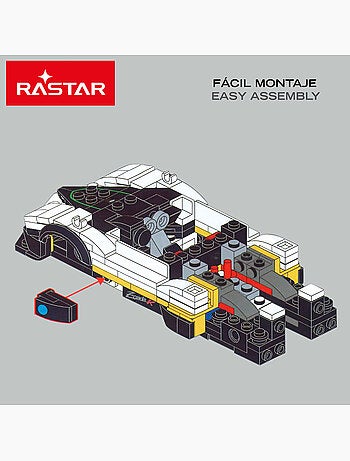 Rastar modèle de voiture à assembler pagani zonda r 387 pièces 1:28