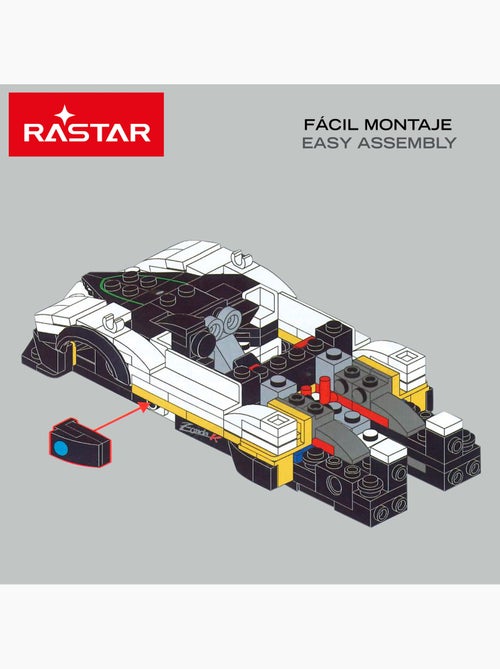 Rastar modèle de voiture à assembler pagani zonda r 387 pièces 1:28 - Kiabi Rastar modèle de voiture à assembler pagani zonda r 387 pièces 1:28 - Kiabi