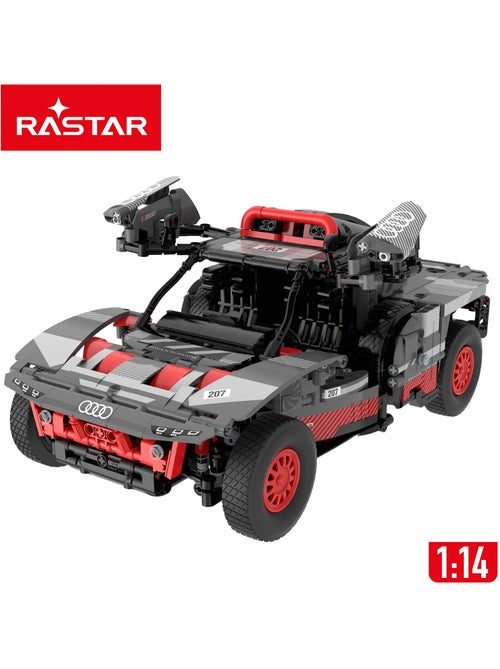 Rastar modèle réduit de voiture à assembler dakar '24 audi rs q e-tron (sainz) 1:14 - Kiabi