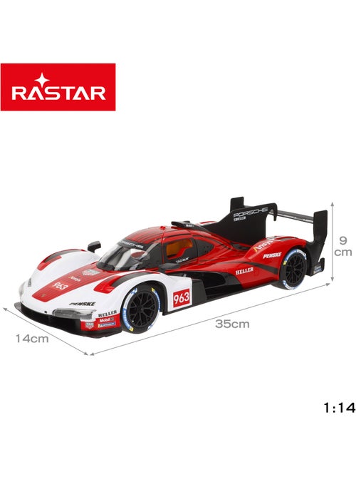 Rastar radiocommandée porsche 963 lmdh voiture 1:14 - Kiabi