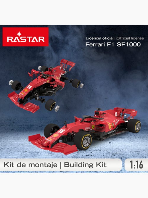 Rastar voiture rc à assembler f1 2021 ferrari sf1000 1:16 - Kiabi