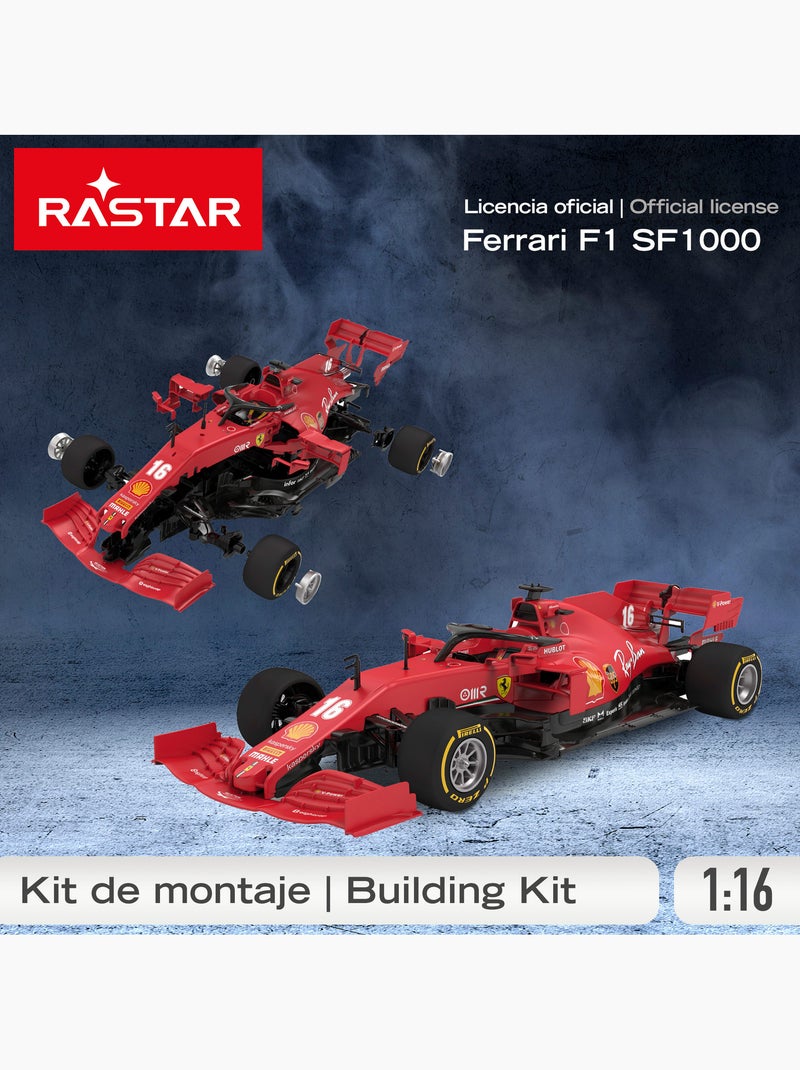 Rastar voiture rc à assembler f1 2021 ferrari sf1000 1:16 N/A - Kiabi