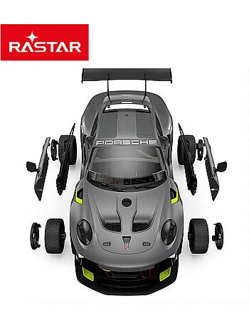 Rastar voiture télécommandée et modèle à assembler porsche 911 gt2 rs clubsport 25 1:18