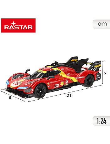 Rastar voiture télécommandée ferrari 499p 50 le mans hypercar 1:24