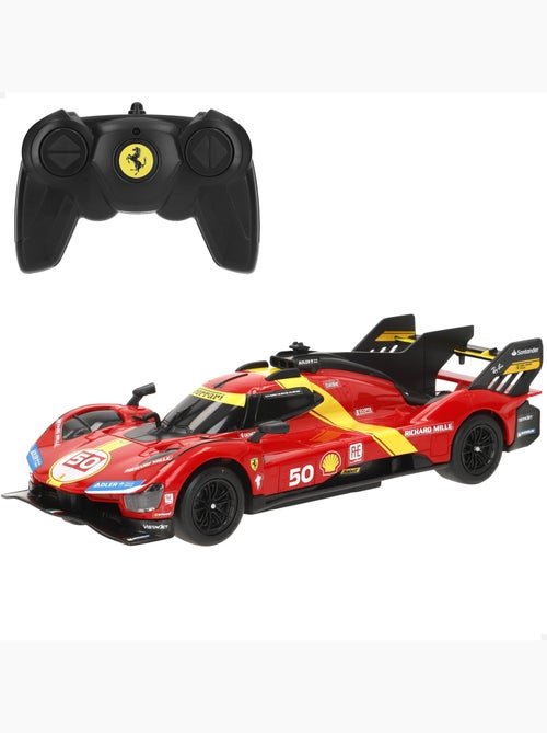 Rastar voiture télécommandée ferrari 499p 50 le mans hypercar 1:24 - Kiabi