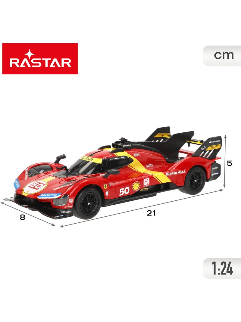 Rastar voiture télécommandée ferrari 499p 50 le mans hypercar 1:24 N/A - Kiabi