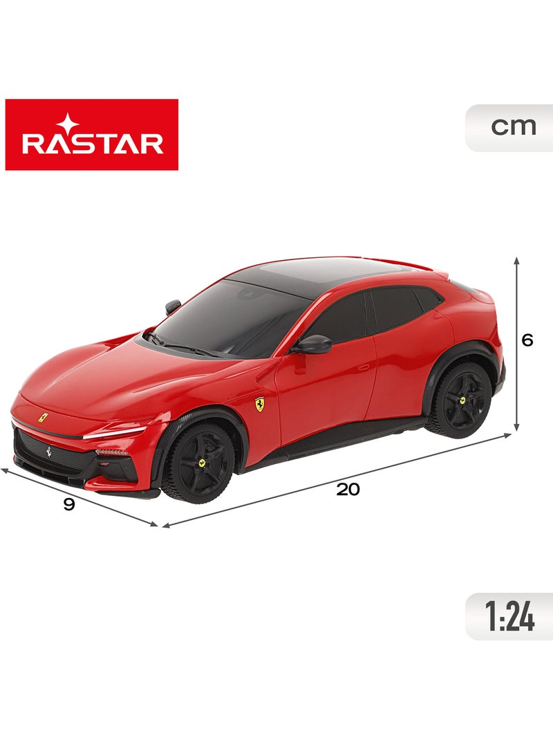 Rastar voiture télécommandée ferrari purosangue avec 1:24 N/A - Kiabi