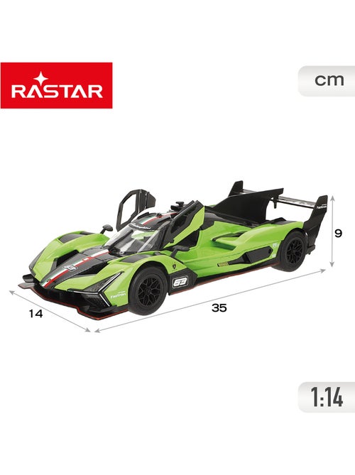 Rastar voiture télécommandée lamborghini sc63 lmdh 1:14 - Kiabi