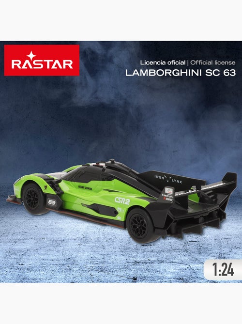 Rastar voiture télécommandée lamborghini sc63 lmdh 1:24 - Kiabi