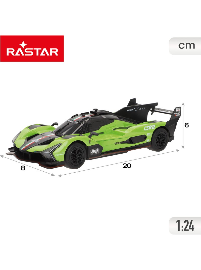 Rastar voiture télécommandée lamborghini sc63 lmdh 1:24 N/A - Kiabi