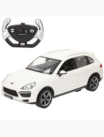 Rastar voiture télécommandée porsche cayenne turbo blanche 1:14