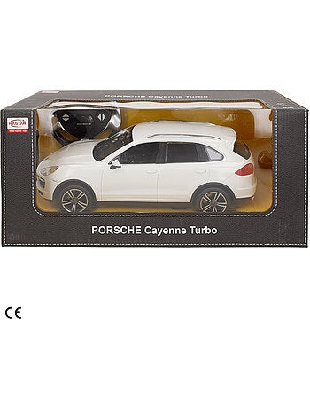 Rastar voiture télécommandée porsche cayenne turbo blanche 1:14