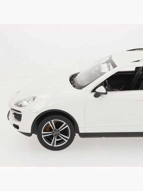 Rastar voiture télécommandée porsche cayenne turbo blanche 1:14 - Kiabi