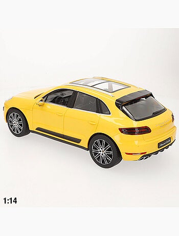 Rastar voiture télécommandée porsche macan turbo jaune 1:14