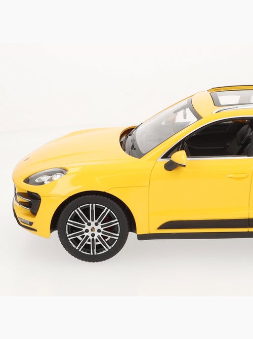 Rastar voiture télécommandée porsche macan turbo jaune 1:14 - Kiabi