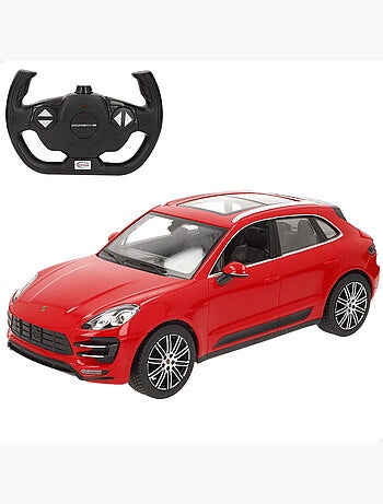 Rastar voiture télécommandée porsche macan turbo rouge 1:14