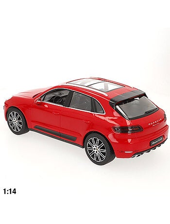 Rastar voiture télécommandée porsche macan turbo rouge 1:14