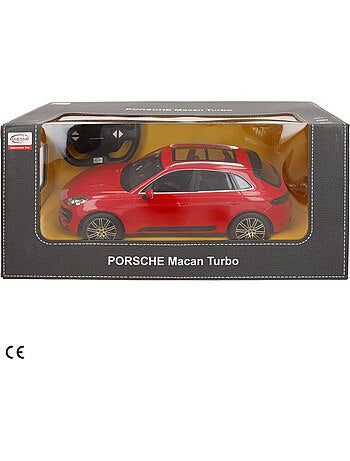 Rastar voiture télécommandée porsche macan turbo rouge 1:14