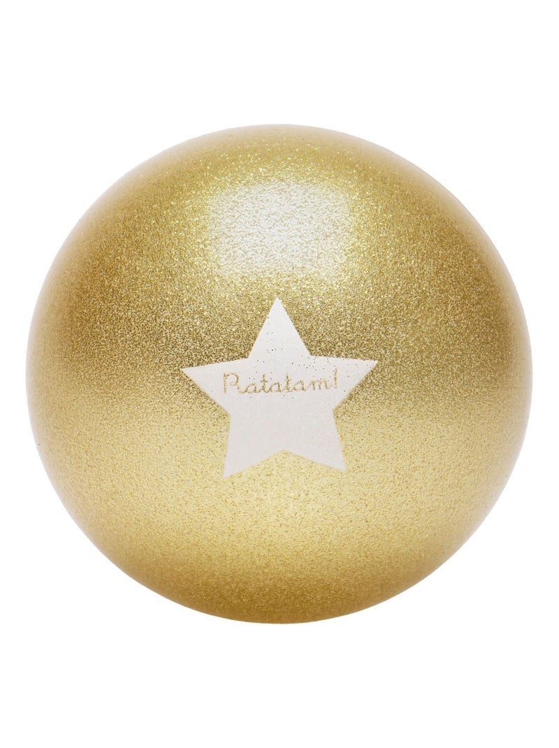Ratatam - Ballon paillettes (22 cm) Doré/or - Kiabi