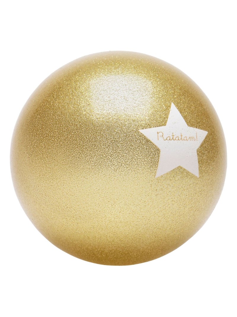 Ratatam - Ballon paillettes (22 cm) Doré/or - Kiabi