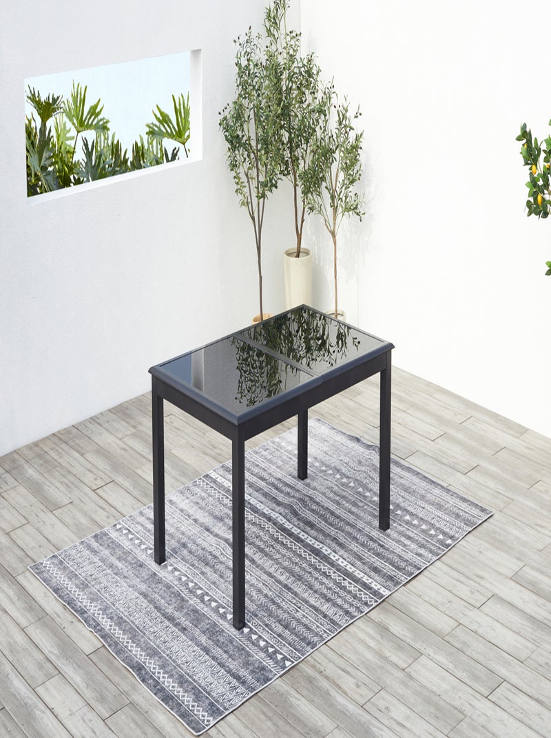 RAVENNE Table de jardin et 8 chaises en aluminium gris Gris - Kiabi
