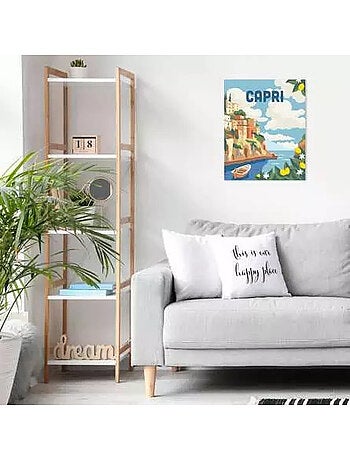 'ravensburger' – creart 24x30 cm – adulte – peinture par numéros – capri