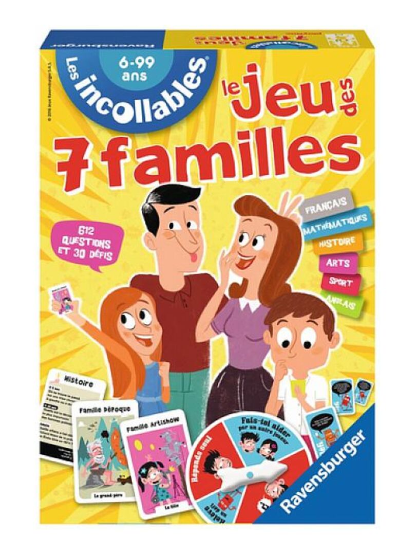 'Ravensburger' Le Jeu Des 7 Familles Des Incollables - N/A - Kiabi - 21.90€