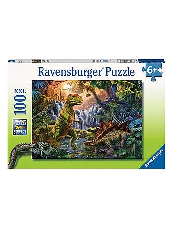 Chunky Dinosaures - Puzzle en Bois (7 Dinos) Dès 18 Mois by Janod