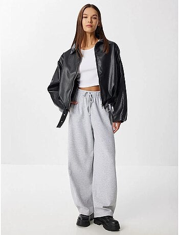 Ravissant blouson aviateur en similicuir istanbul