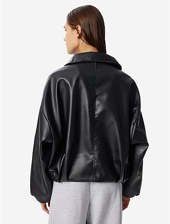 Ravissant blouson aviateur en similicuir istanbul