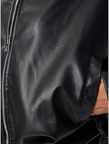 Ravissant blouson aviateur en similicuir istanbul