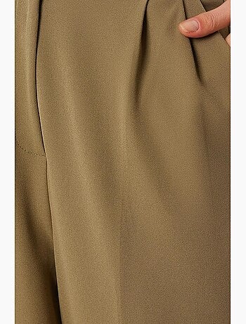 Ravissant pantalon palazzo plissé taille haute istanbul