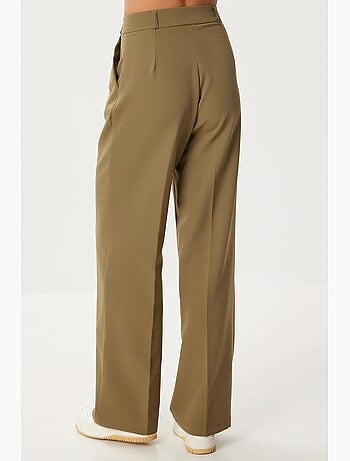 Ravissant pantalon palazzo plissé taille haute istanbul