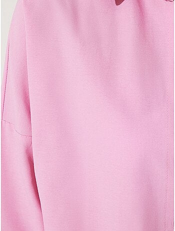 Ravissante chemise oversize en popeline à manches longues istanbul