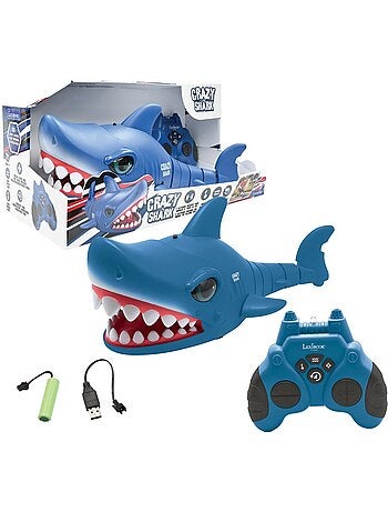 Rc shark - crazy shark télécommandé avec effets sonores