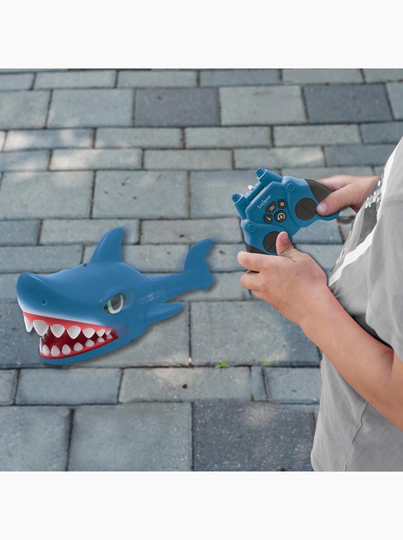 Rc shark - crazy shark télécommandé avec effets sonores Bleu - Kiabi