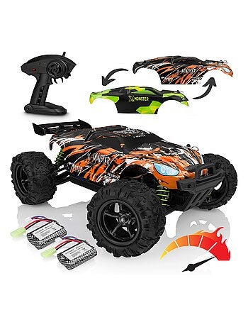 RC Voiture télécommandée OVERMAX X-Monster 3.5 - 30 km/h - 4 x 4 - 40 min - 2 x Carrosserie
