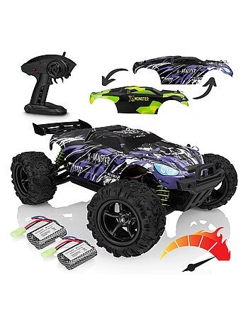 RC Voiture télécommandée OVERMAX X-Monster 3.5 - 30 km/h - 4 x 4 - 40 min - 2 x Carrosserie