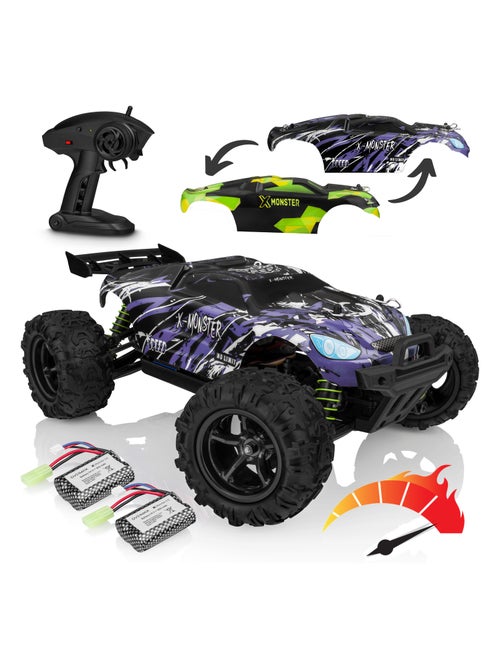 RC Voiture télécommandée OVERMAX X-Monster 3.5 - 30 km/h - 4 x 4 - 40 min - 2 x Carrosserie - Kiabi