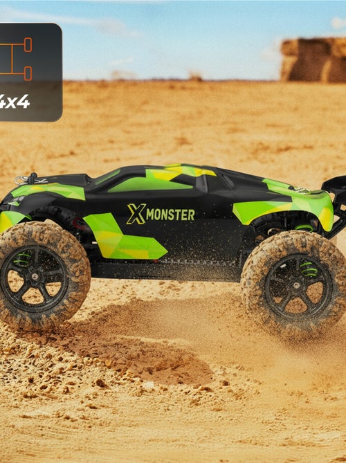 RC Voiture télécommandée OVERMAX X-Monster 3.5 - 30 km/h - 4 x 4 - 40 min - 2 x Carrosserie - Kiabi