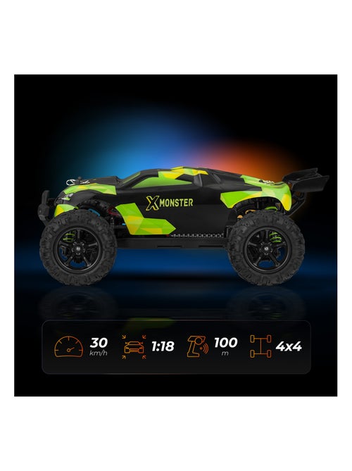 RC Voiture télécommandée OVERMAX X-Monster 3.5 - 30 km/h - 4 x 4 - 40 min - 2 x Carrosserie - Kiabi