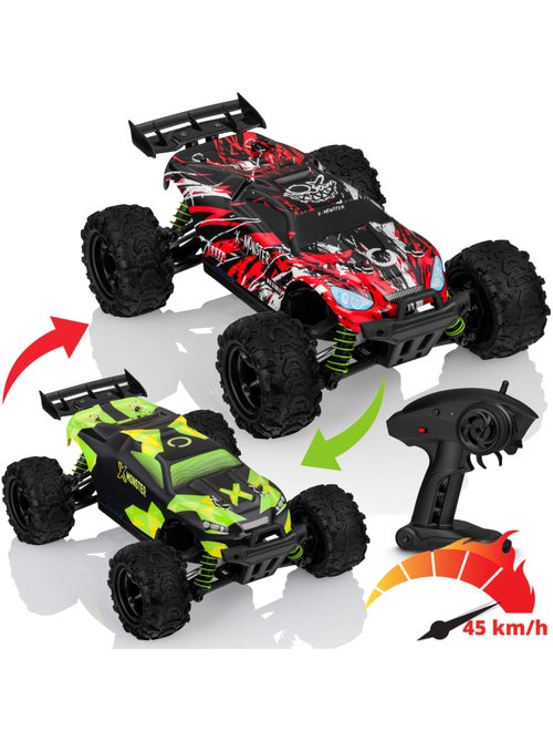 RC Voiture télécommandée OVERMAX X-Monster 3.5 - 30 km/h - Conduite 4 x 4 - 40 min - Portée 100 m - Kiabi