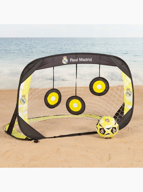Real madrid 4 in 1 pop-up goal with dartboard 120x80x80 cm - Kiabi