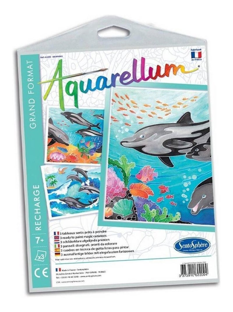 Recharge Aquarellum Dauphins N/A - Kiabi