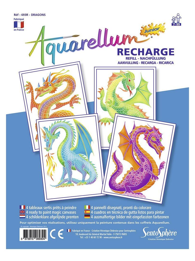 Recharge Aquarellum Junior : Dragons N/A - Kiabi
