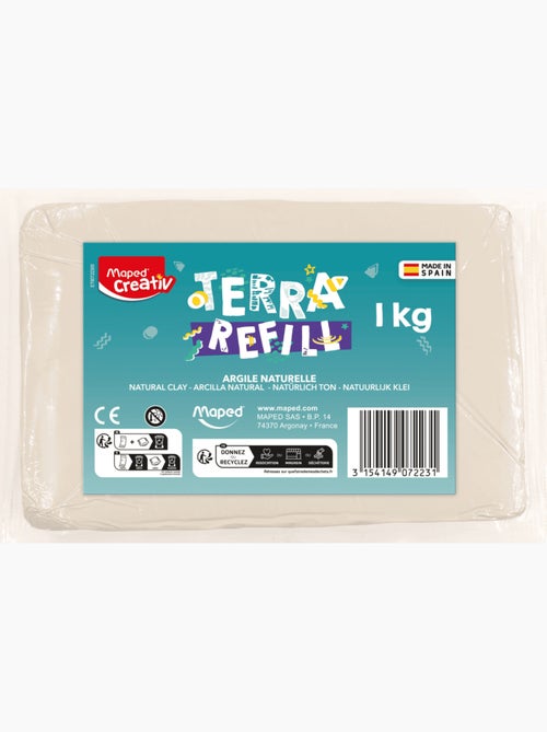 Recharge argile 1kg pour poterie kit - Kiabi Recharge argile 1kg pour poterie kit - Kiabi
