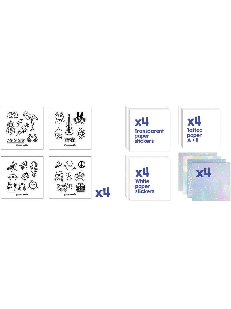 Recharge stickers et tatouages éphémères Multicolore - Kiabi