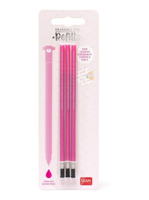 Recharges roses pour stylo à encre gel effaçable - Kiabi