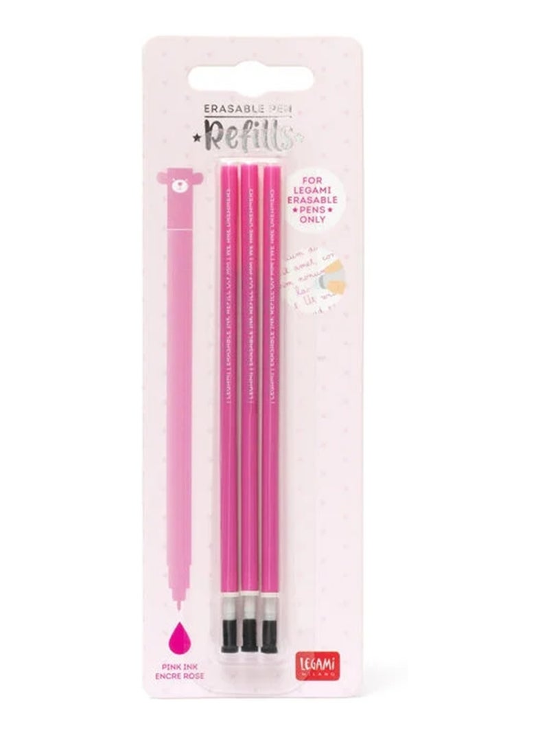Recharges roses pour stylo à encre gel effaçable Rose - Kiabi